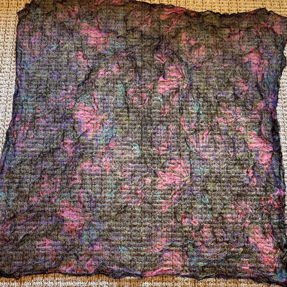 Multicolor Textured Scarf - Picture 2 of 7
